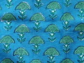 156ri049 Block Print Handkerchief b85