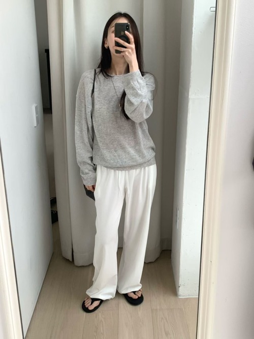 (予約) fl lanel / Cooling banding pants 4color