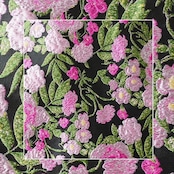 花柄 ジャガード コート 00321