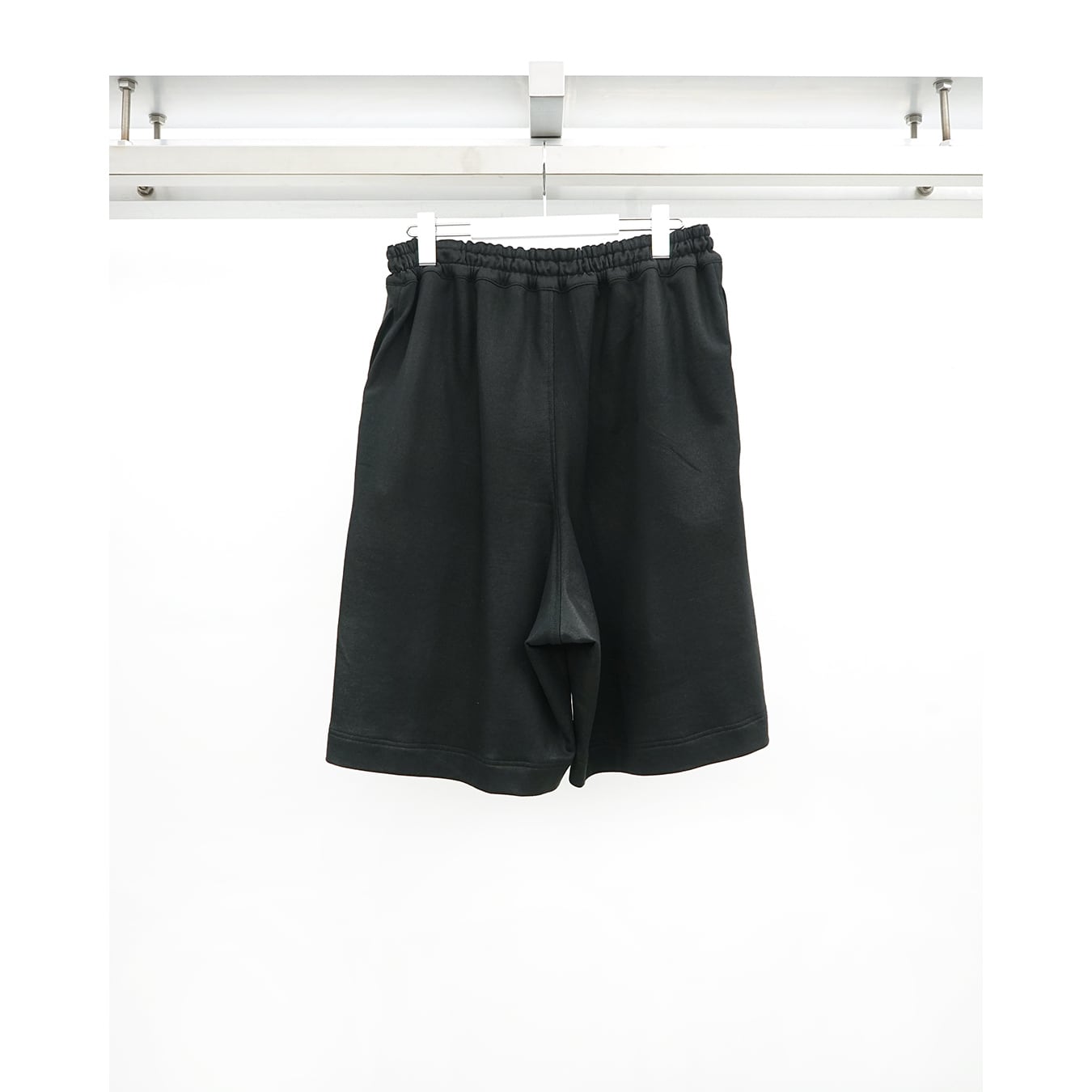 Nomàt] (ノマット) 25SS N-P-16 Elastic Short Pants（Black Paint