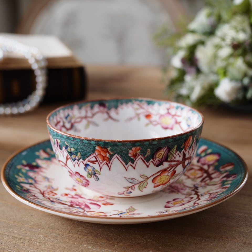 フランスアンティーク 素敵 サルグミンヌ ミントン 218 カップ