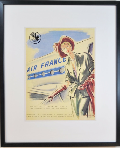 AIR FRANCE-エールフランス クラシック ポスター