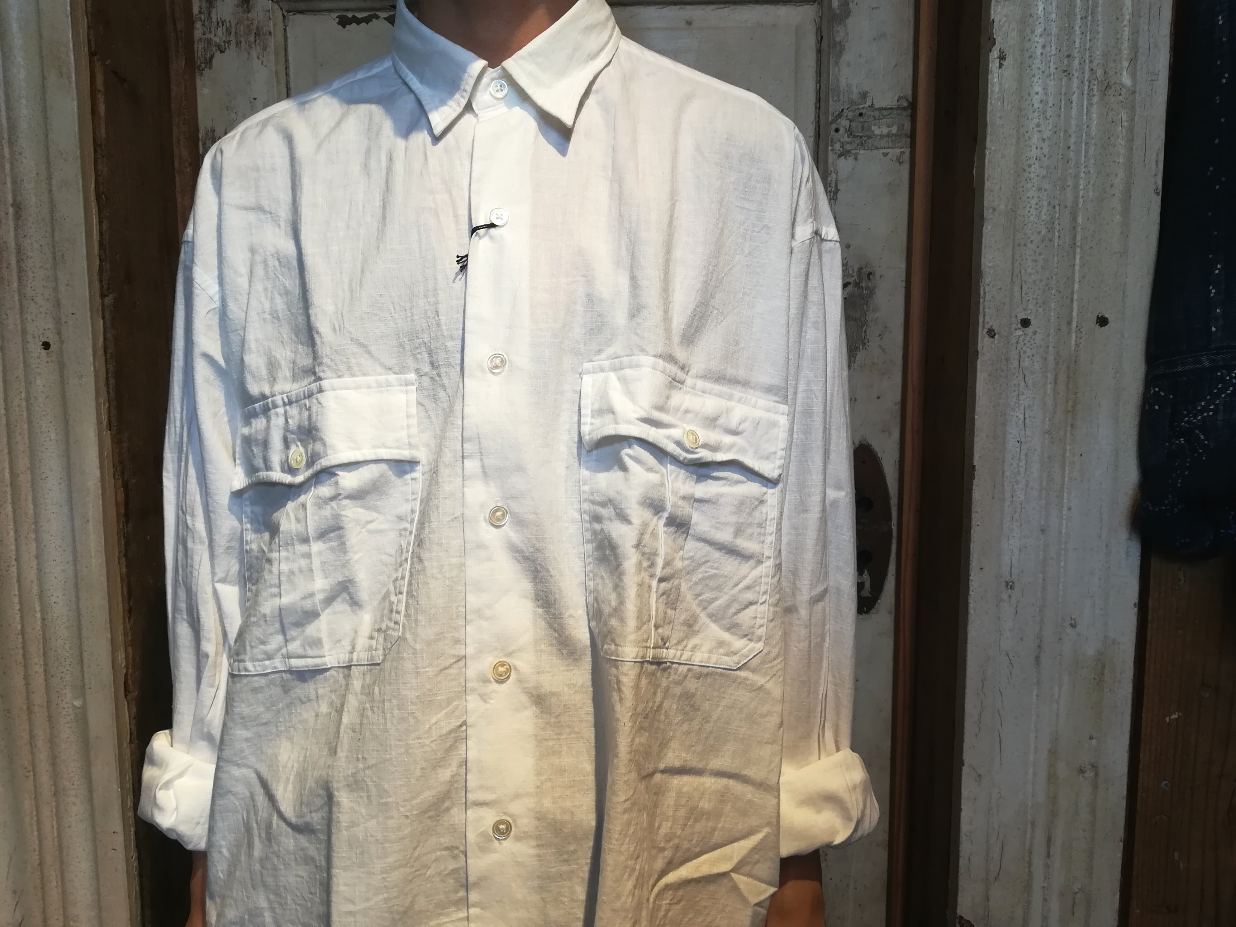 Porter Classic (ポータークラシック) ROLL UP VINTAGE COTTON SHIRT 