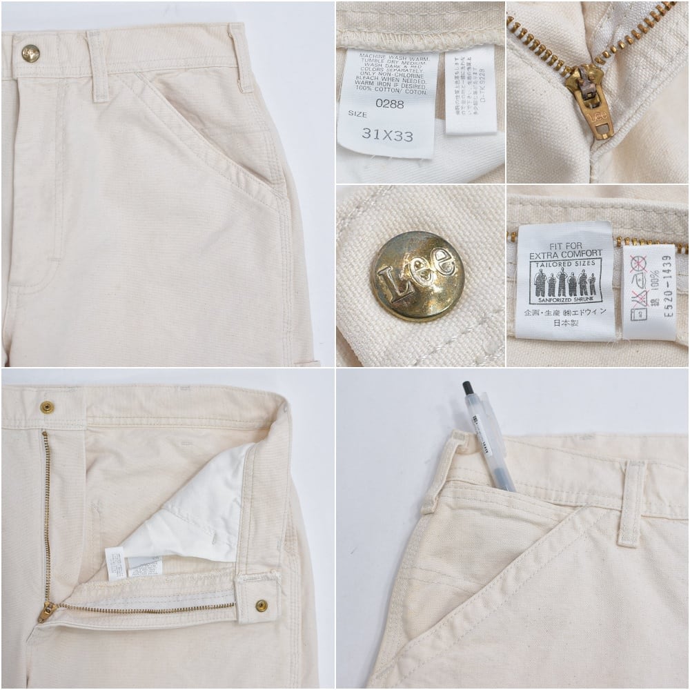 90s 日本製 Lee288 リー ワイド ペインターパンツ HEAVYWEIGHT DENIM