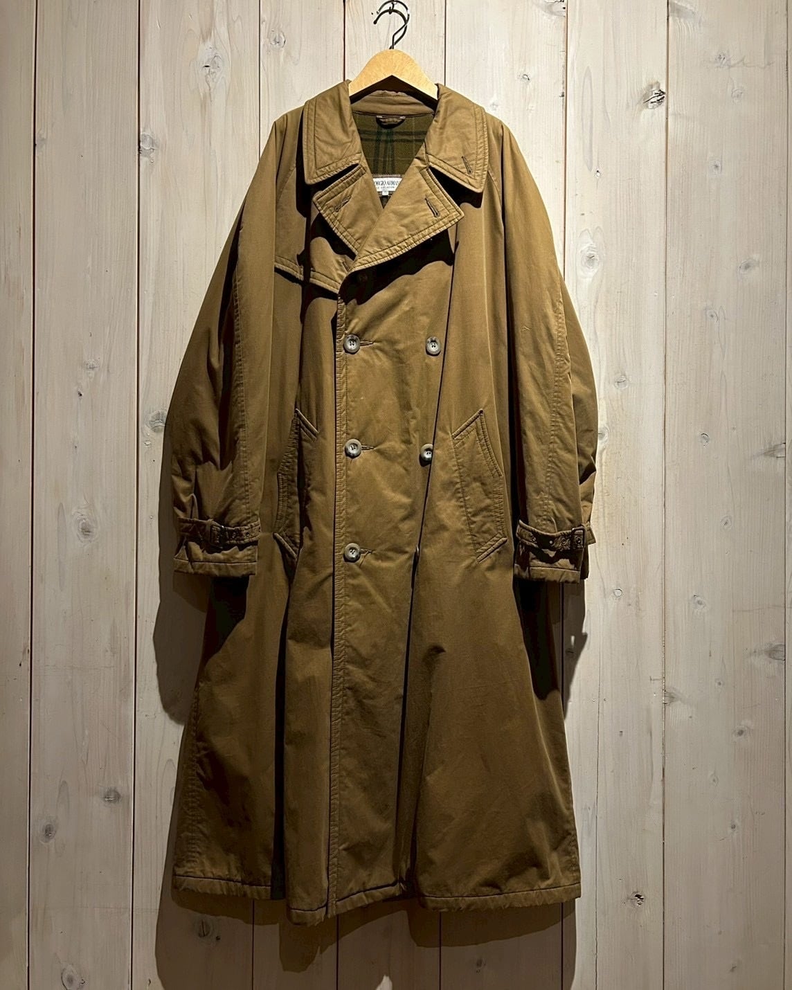 a.k.a.C.a.k.a vintage】“GIORGIO ARMANI” Long Trench Coat | Caka