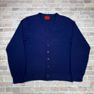 1970'S SEARS ACRYLIC CARDIGAN NAVY