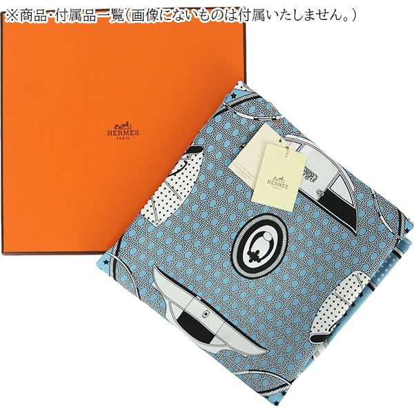 New HERMES エルメス シルクバンダナ スカーフ 折畳み式幌の馬車