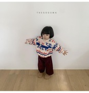 ザゴグマ / THE GOGUMA / ぽかぽかボアトレーナー / 韓国子供服 / ジュニア / 26winter〖取寄〗*JS~JL*
