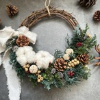 クリスマスハーフリース　ハンドメイドキット　自分で作るリース