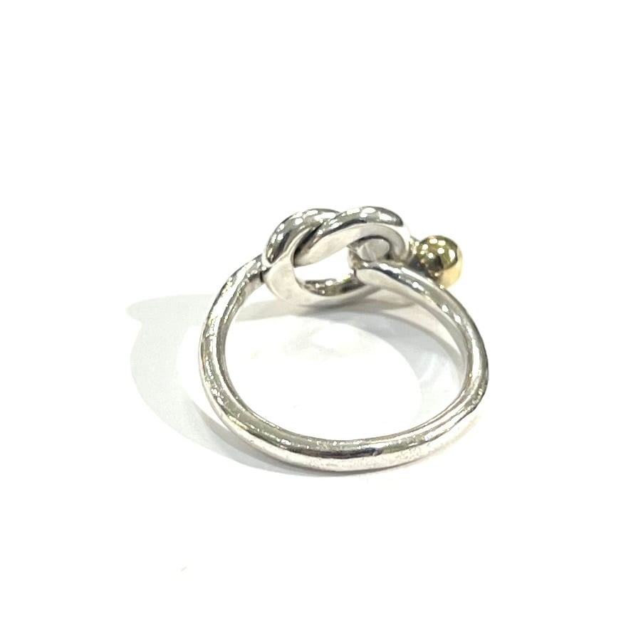 TIFFANY&CO】【11-12号】2708 コンビ 結コンビツイストノットリング