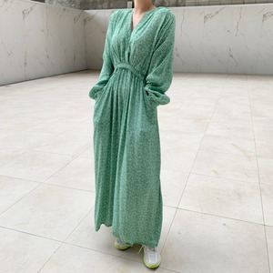 floret printed dress　10119