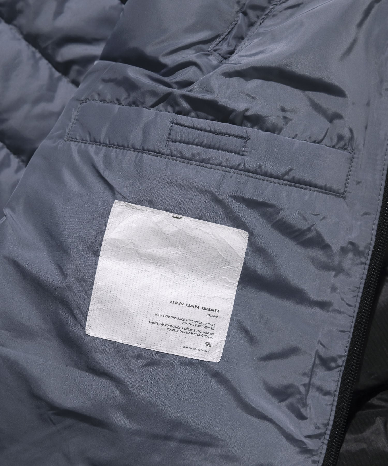 SAN SAN GEAR] 23FW SUFFIX PUFFER JACKET BLACK 正規品 韓国ブランド 