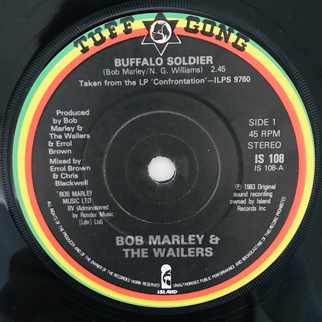 Bob Marley & The Wailers - Buffalo Soldier【7-10959】