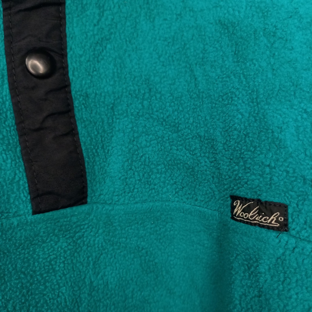 90s　アメリカ製　ウールリッチ　スナップT　フリースプルオーバー　ポーラテック