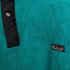 90s　アメリカ製　ウールリッチ　スナップT　フリースプルオーバー　ポーラテック