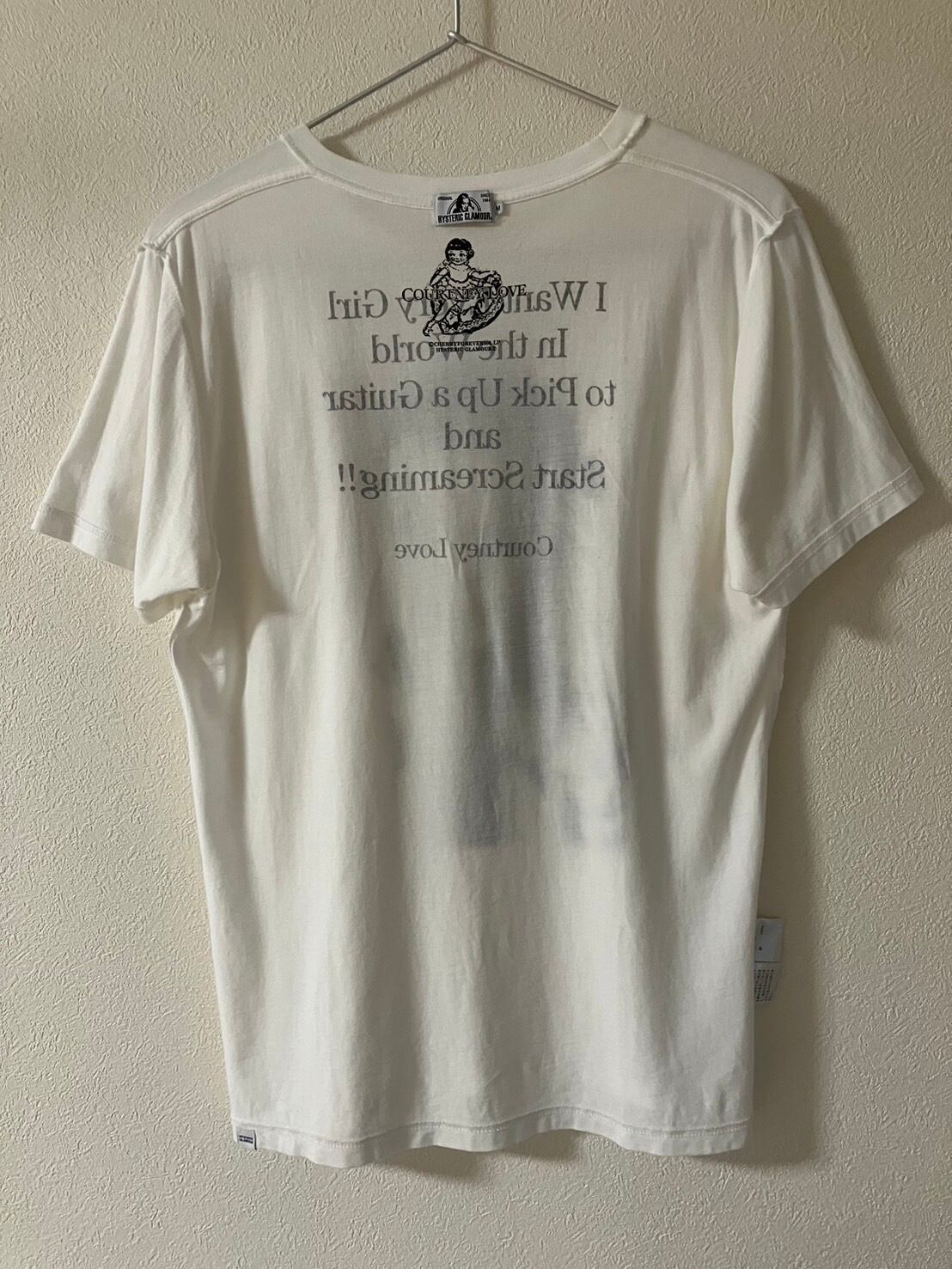 TTS153】HYSTERIC GLAMOUR ヒステリックグラマー 半袖Tシャツ ホワイト