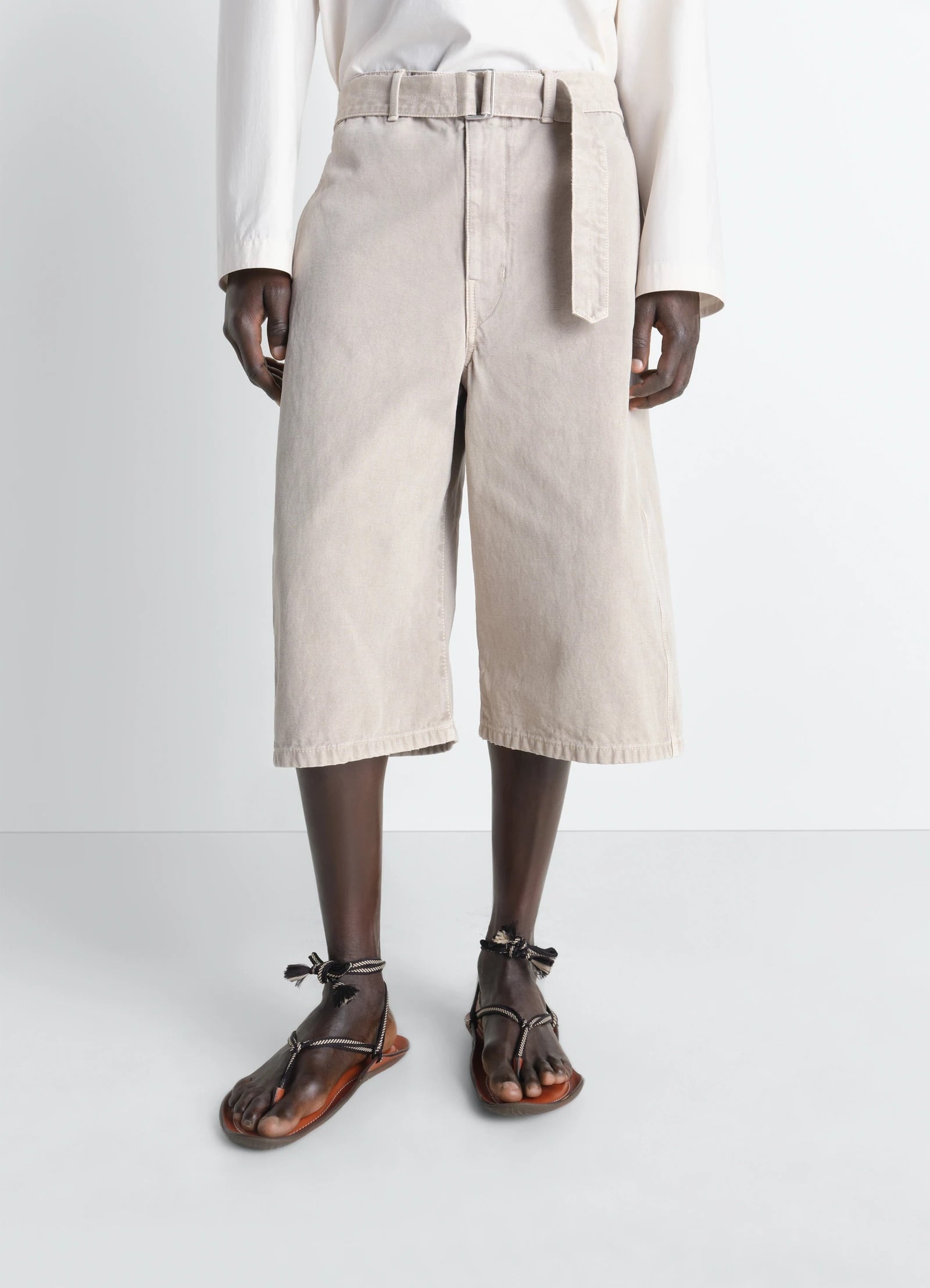 LEMAIRE DENIM SHORT MOONSTONE PA1300 LD1054 | BEST PACKING STORE