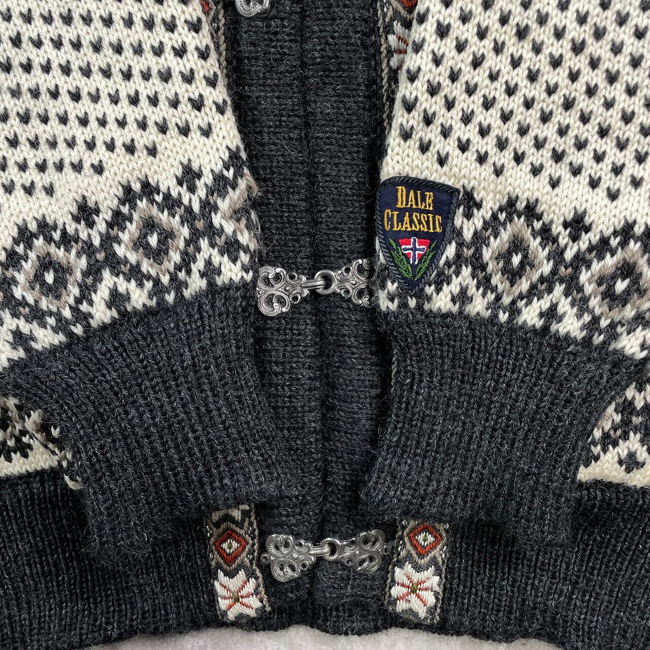 DALE OF NORWAY ノルディック柄 バーズアイ チロル ウールニット