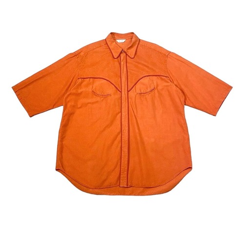 WELLDER - Cupro Cotton Western Shirt (size-4) ¥15000+tax