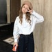 ✞ ♡レーススタンドカラーシャツブラウス白 ロング ホワイト スウィート ガーリー ✞ゴスロリ SM ミリ 甘ロリ クラロリ 和ロリ エレガント 黒ロリ 姫ロリ 華ロリ BB-BB17883833516