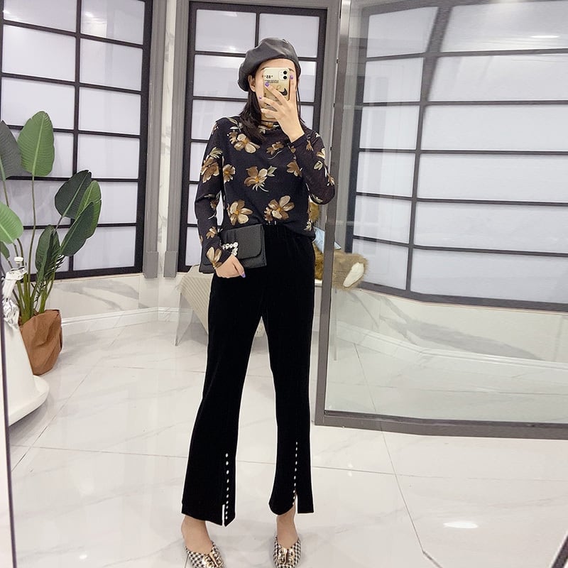 プラスサイズの女性の2020ルーズボトミングシャツファットシスター長袖Tシャツは脂肪を追加して200ポンドのファッショントレンドコンピオンを増やします ミックスインファッション92361500022