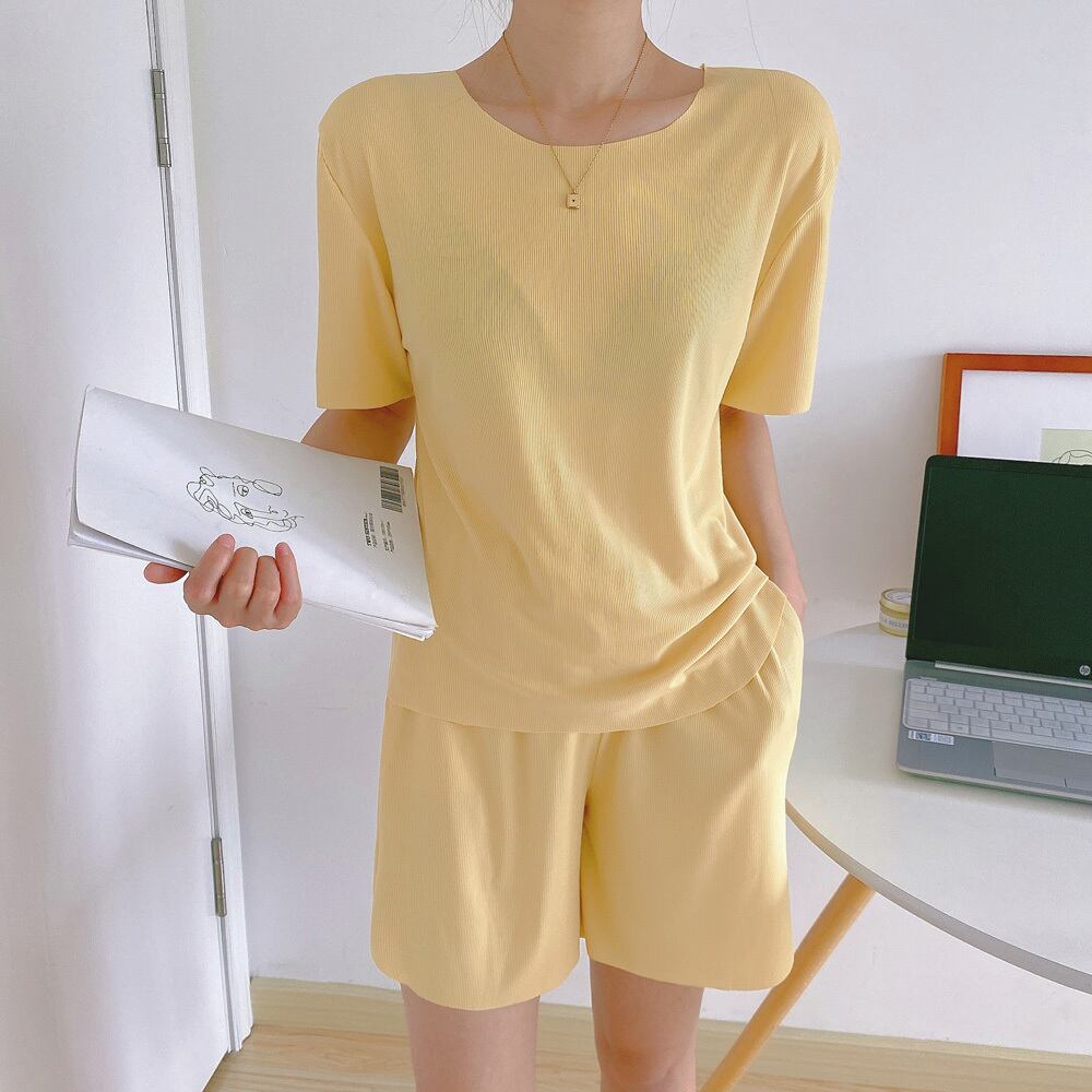 レディースサマー薄手ルーズショーツ カジュアル 夏物 ブルマー シルク 1号婦人60086347152