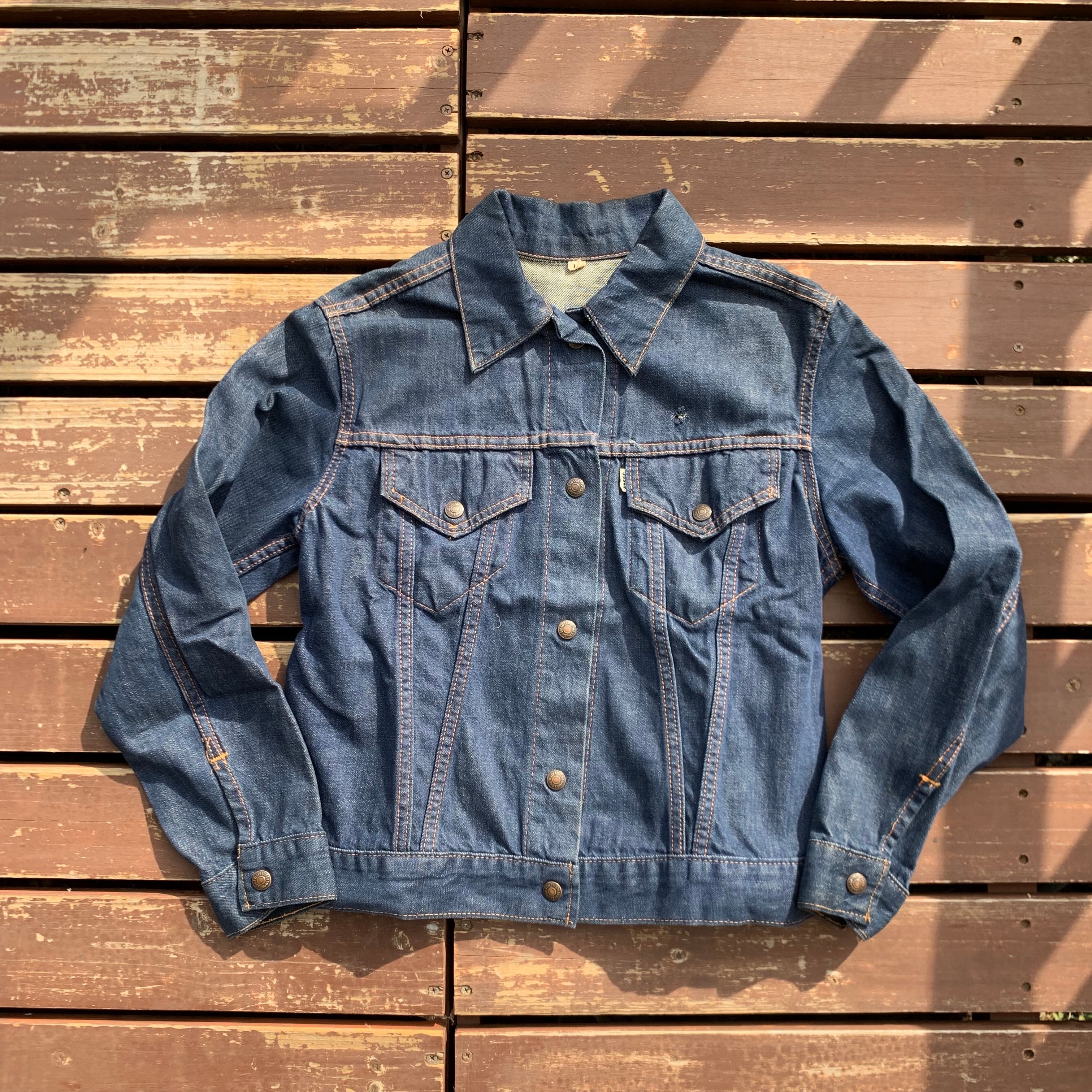 60'〜70's BIG E! levi's リーバイス デニムジャケット ホワイトタブ