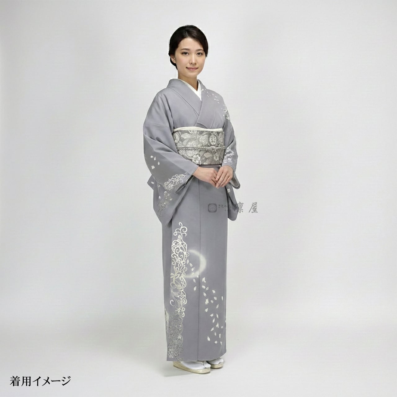加賀友禅 訪問着「月の雪」 | きもの処 凛屋 ONLINE SHOP