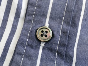 プリット prit ブロードストライプパターンミックススタンドカラービッグシャツ(P80247)ネイビー【レターパックプラス可】