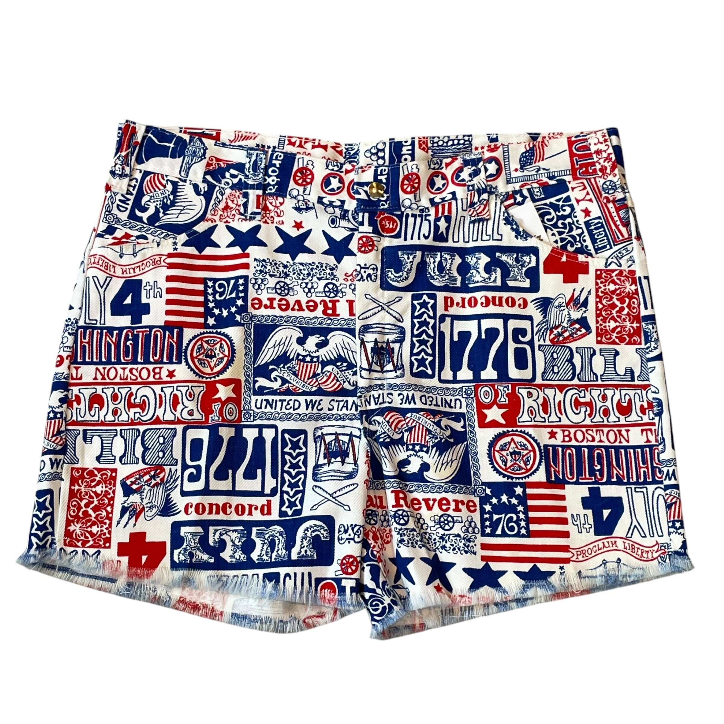 1970s Unknown All over print shorts