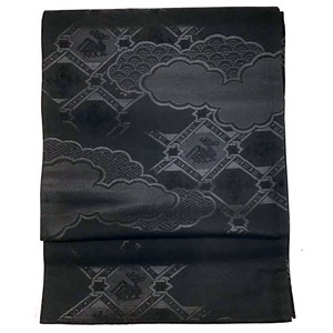 袋帯・正絹・喪服用・No.200701-1052・梱包サイズ60