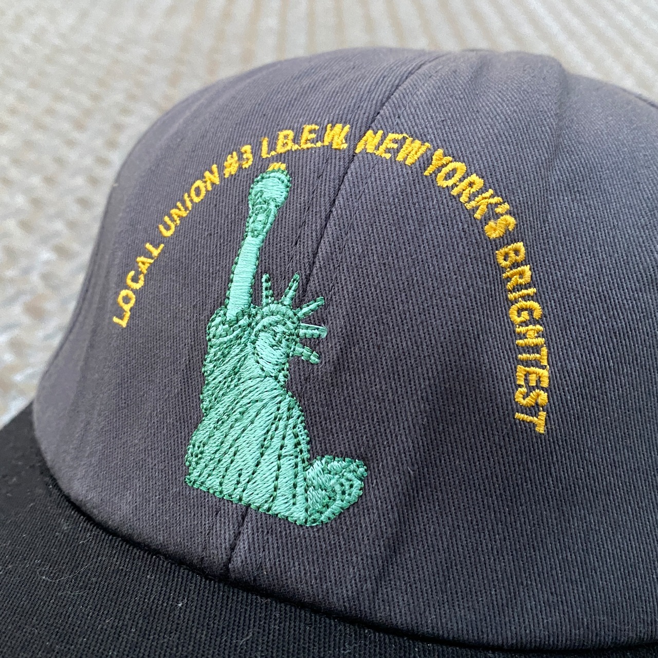 LOCAL UNION #3 I.B.E.W. Cap - CHARCOAL / BLACK