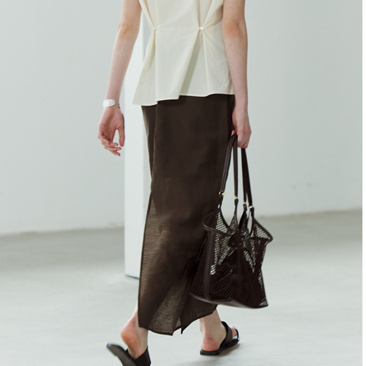 Long Skirt High Waist T3429