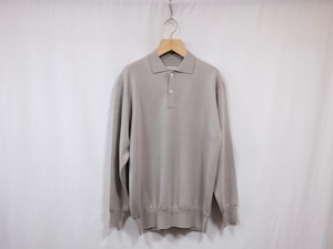 UNIVERSAL PRODUCTS.” HAIGHT GAUGE SMOOTH KNIT POLO L.GRAY”