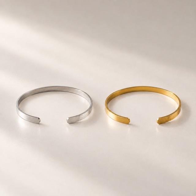 Link Bangle Pair Set【刻印無し】|リンクバングル ペアセット