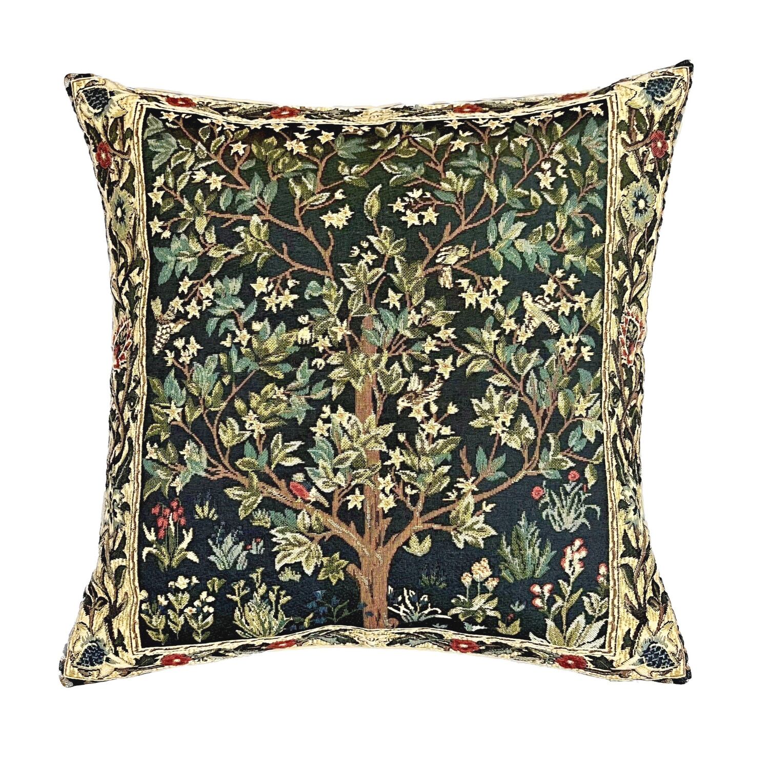 ウィリアムモリス クッションカバー CHRYSANTHEMUM MINOR ウィリアム