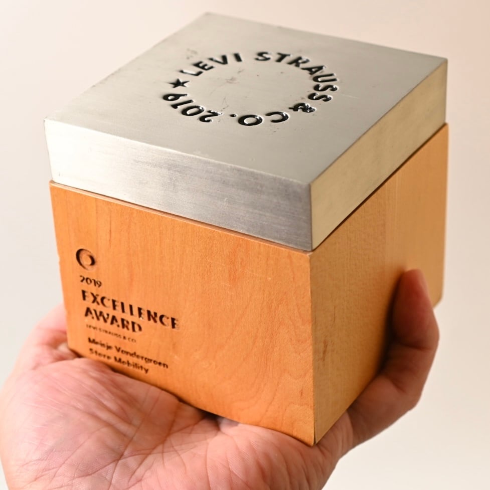 Levi Strauss Employee Recognition Awards Box | Button Works Store