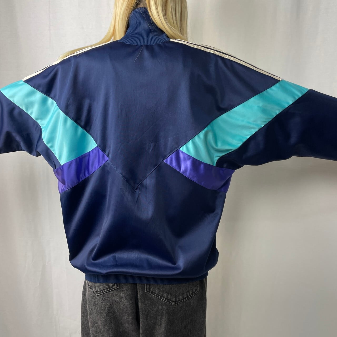 スペイン製 古着 70s アディダス トラックジャケット ハイネック ATP 