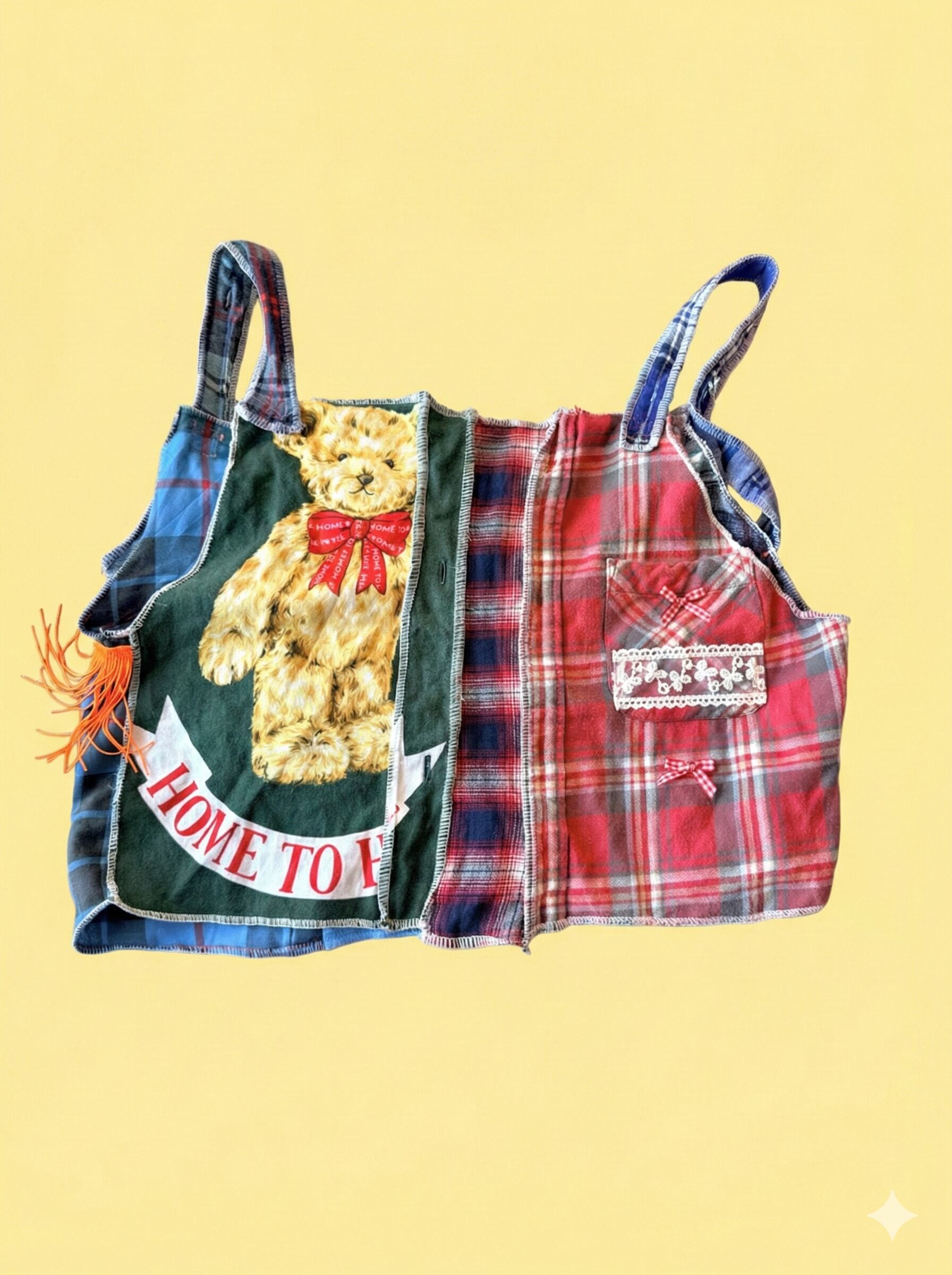 ■patchwork bustier■くまさん