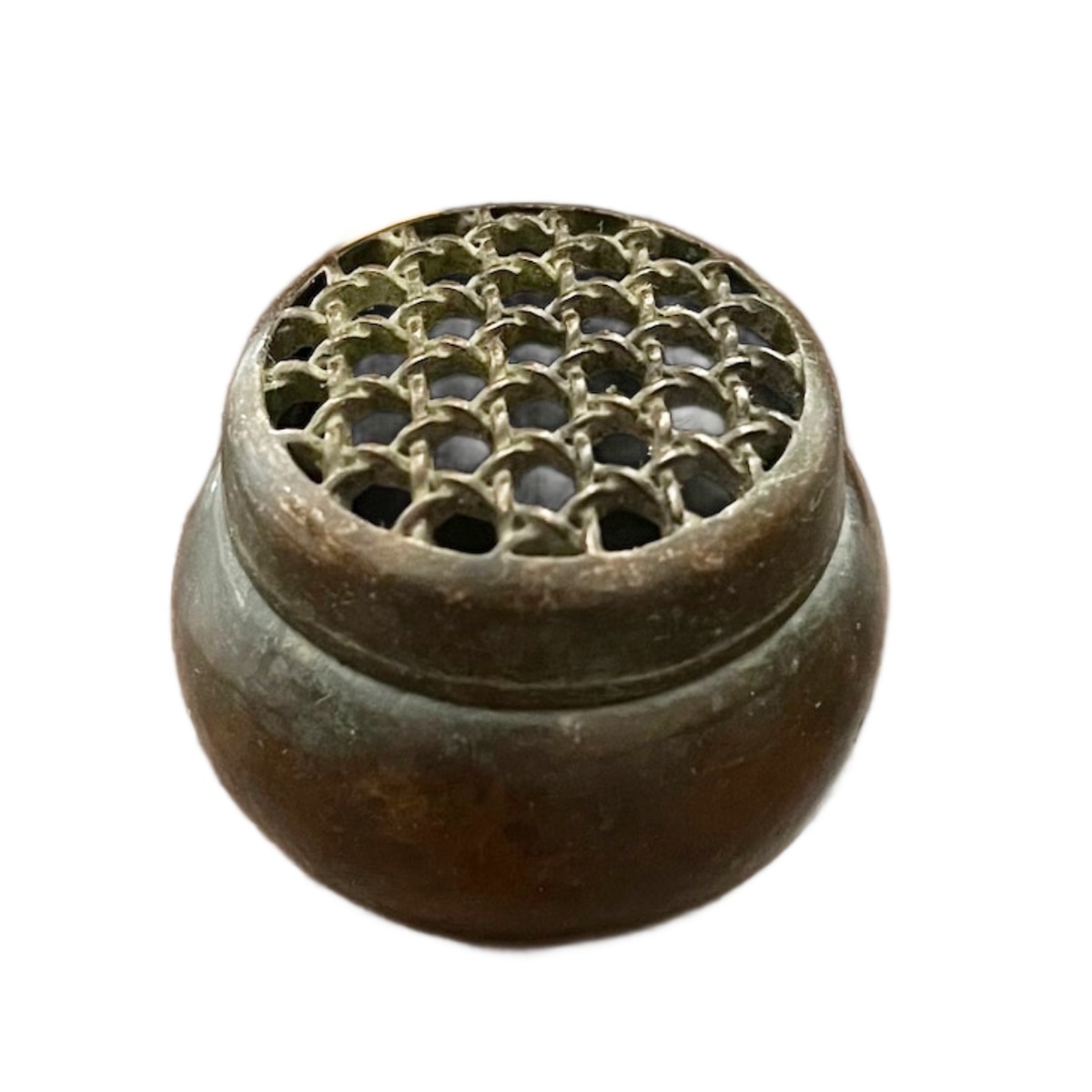 銅製 香炉 宣徳炉 檀香炉 線香炉 挿し香炉 仏具 香道具 工芸品 置物 極小 銅製 宣徳年製 香炉 | 古美術 希 のぞみ 美術・デザイン事務所