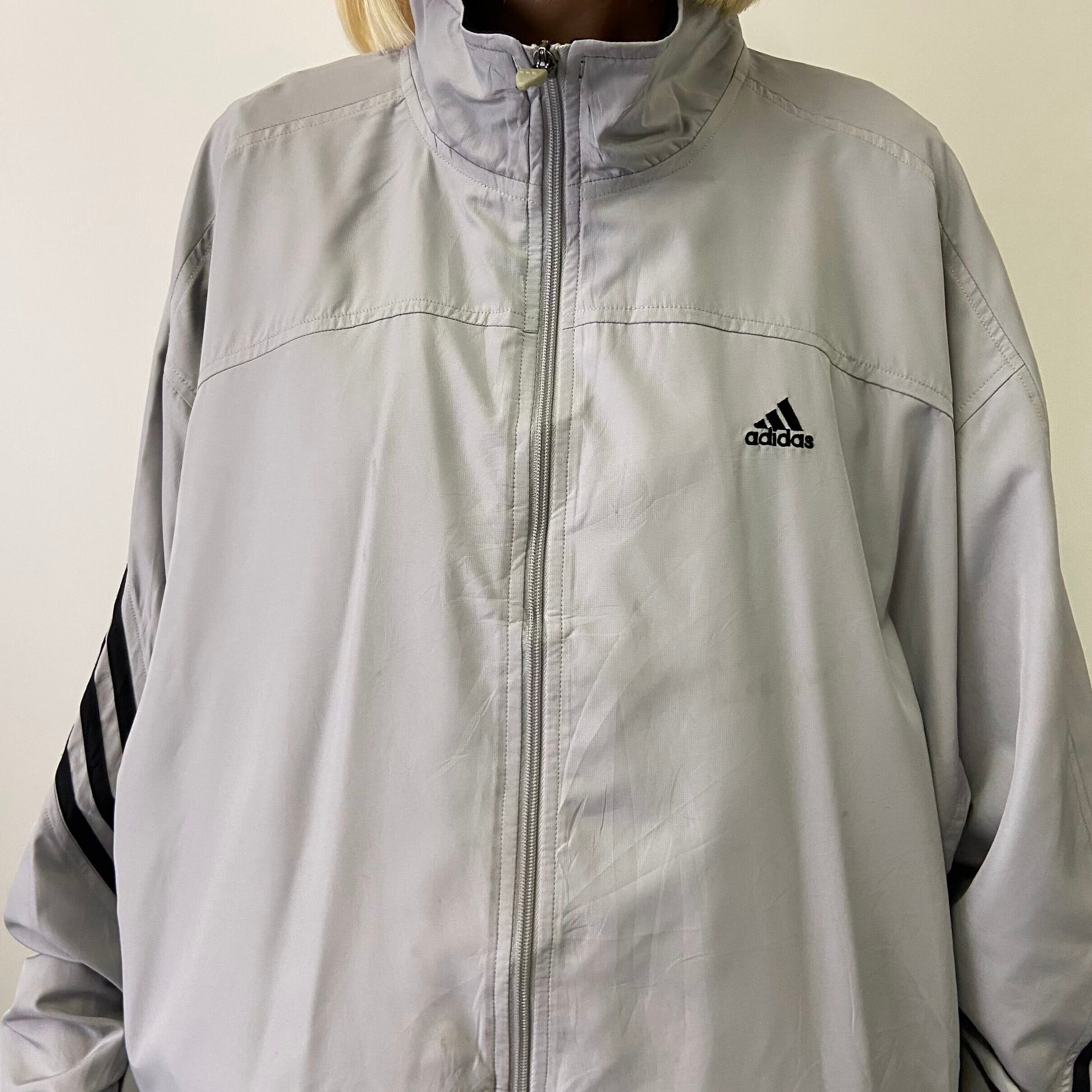 00年代 adidas アディダス ワンポイントロゴ刺繍 メッシュライナー