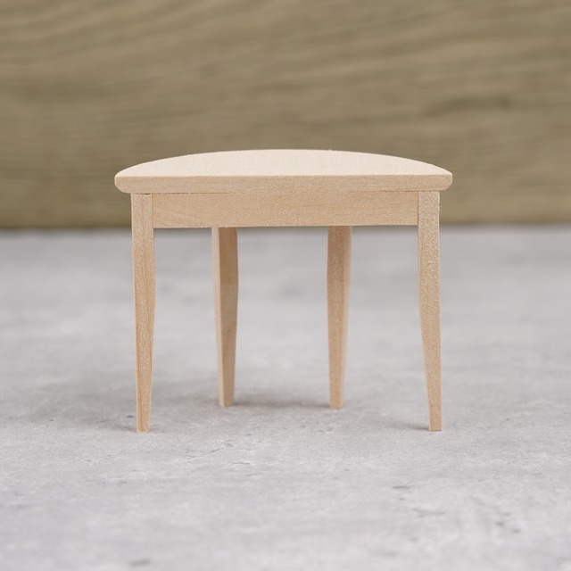 020-30047　ミニチュア家具　table&chair　コンソールテーブル