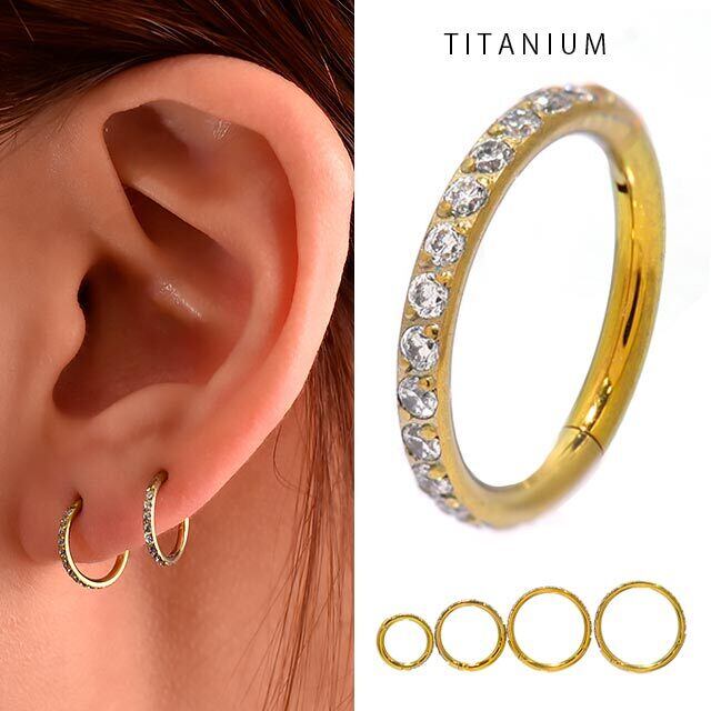 チタン合金ピアス／イヤリング ピアス イヤリング レディース メンズ すいらい 型 日本製 コスプレ