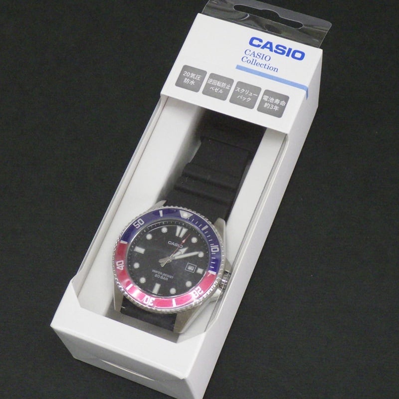 カシオ コレクション スタンダード MDV-107-1A3JF 20気圧防水