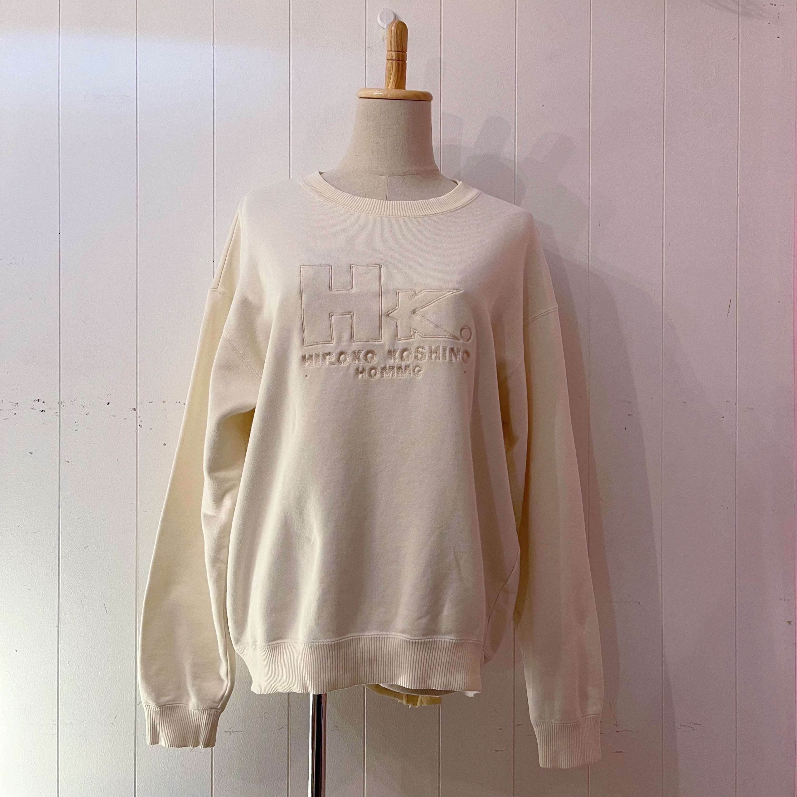 KOSHINO HIROKO / ivory cotton sweat