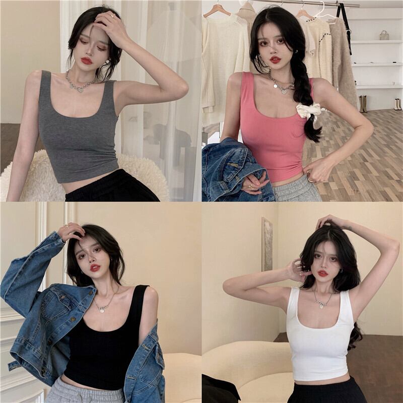 サマーショートクロップドブラックシャツ トップス 夏物 ブラックストロベリース35412491122