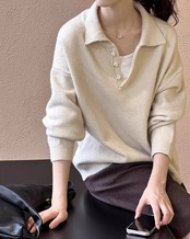 Polo collar Sweater T20203