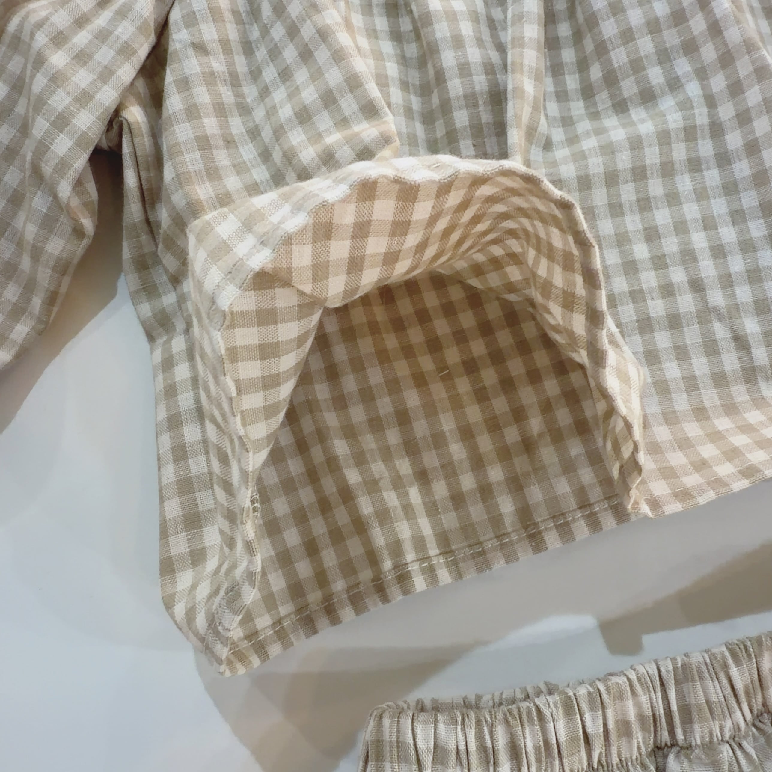 チェックブルマセットアップ