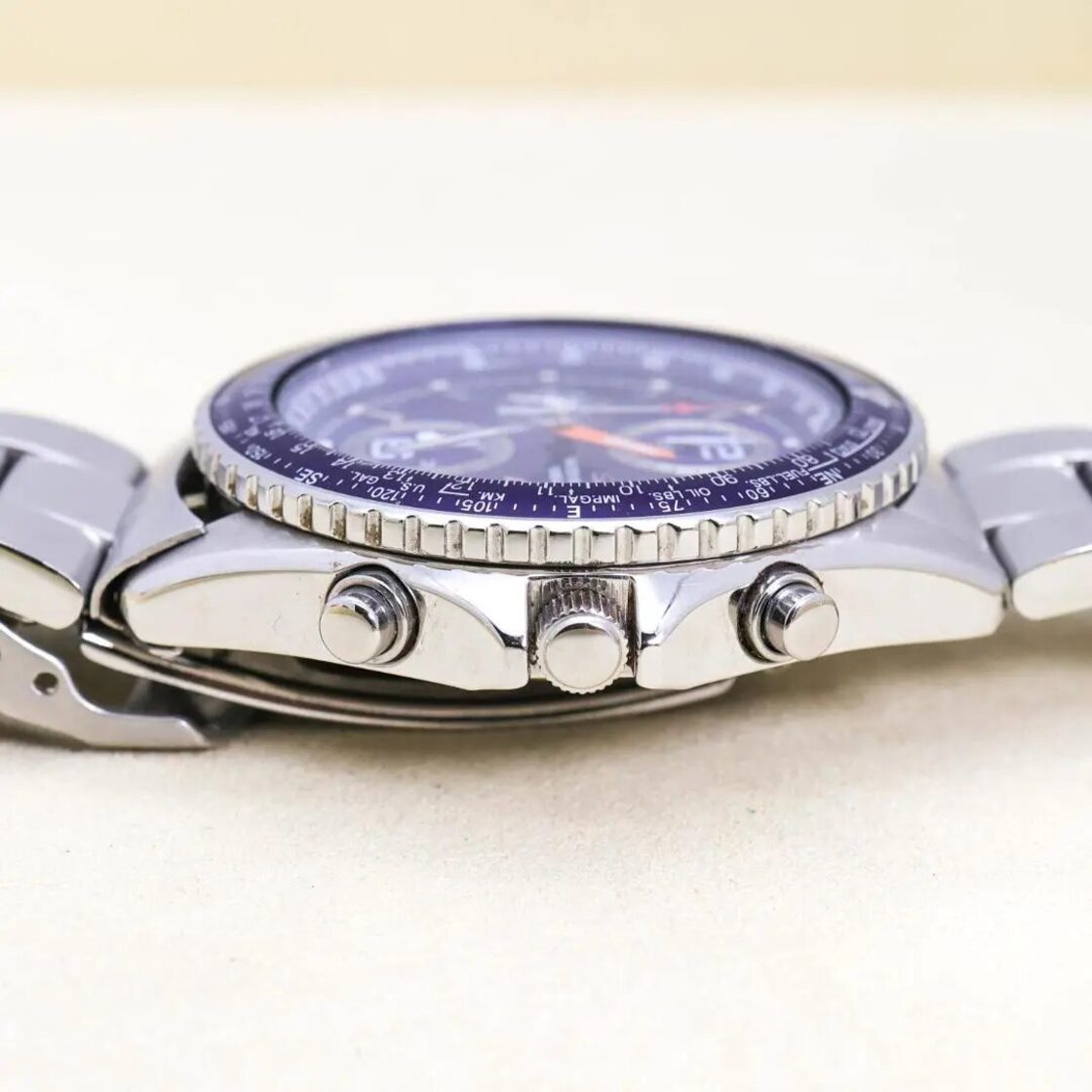 ◇稼働 SEIKO 腕時計 パイロットクロノグラフ ANA ハッピーフライト k 