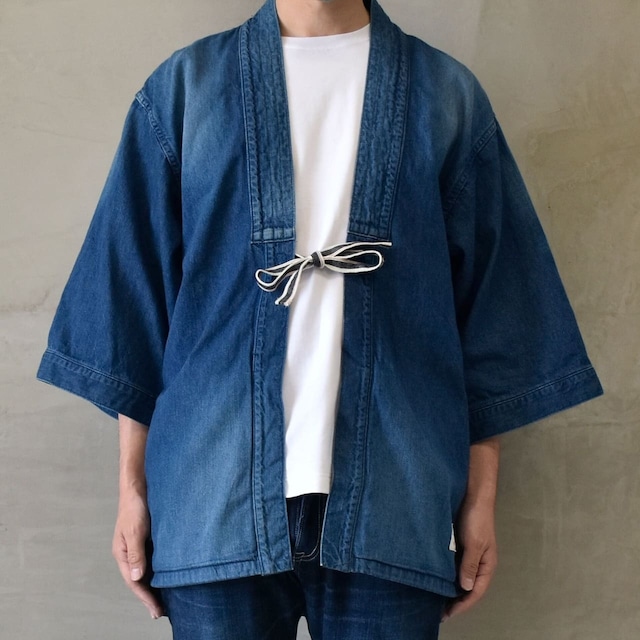 "DENTO" DENIM KIMONO JACKET ［light oz ver.］